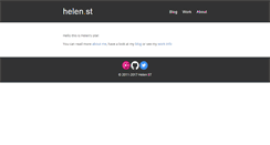 Desktop Screenshot of helen.st