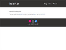 Tablet Screenshot of helen.st